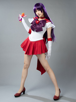 Picture of Sailor Moon Super S Film Sailor Mars Rei Hino Raye Cosplay Costumes mp001407