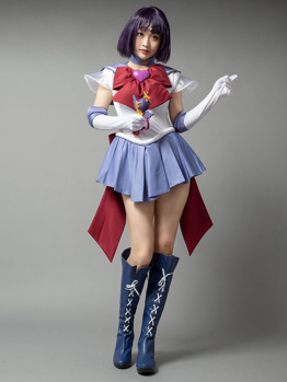 Picture of Sailor Moon Super S Sailor Saturn Cosplay Costumes mp001408